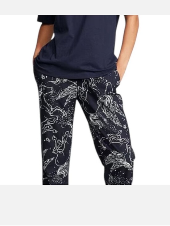 Victoria's Secret Other - Victoria's Secret Pegasus Print Navy Pajama Pants Medium